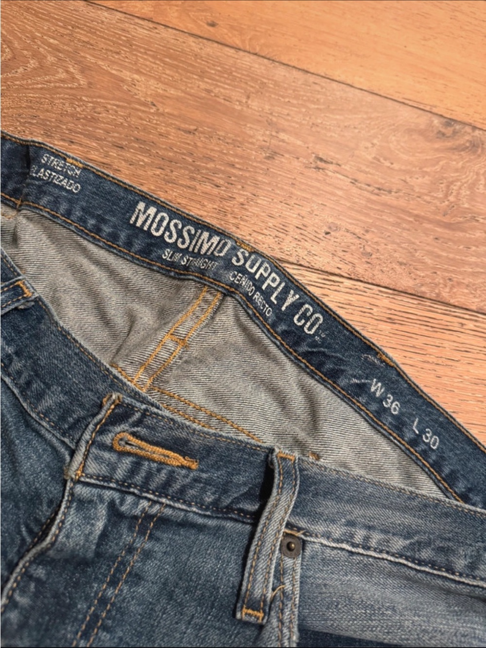 Men’s Ripped Slim Straight Jeans - Picture 4 of 6